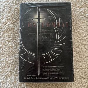 NWT Dave Grossman On Combat Book with Sword Design‎
